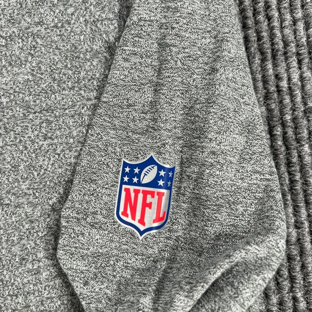 Kansas‎ City Chiefs Shirt Mens Medium Gray Red Long Sleeve Nike On Field NFL